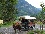 Horse drawn carriage ride through the Swiss countryside, Switzerland